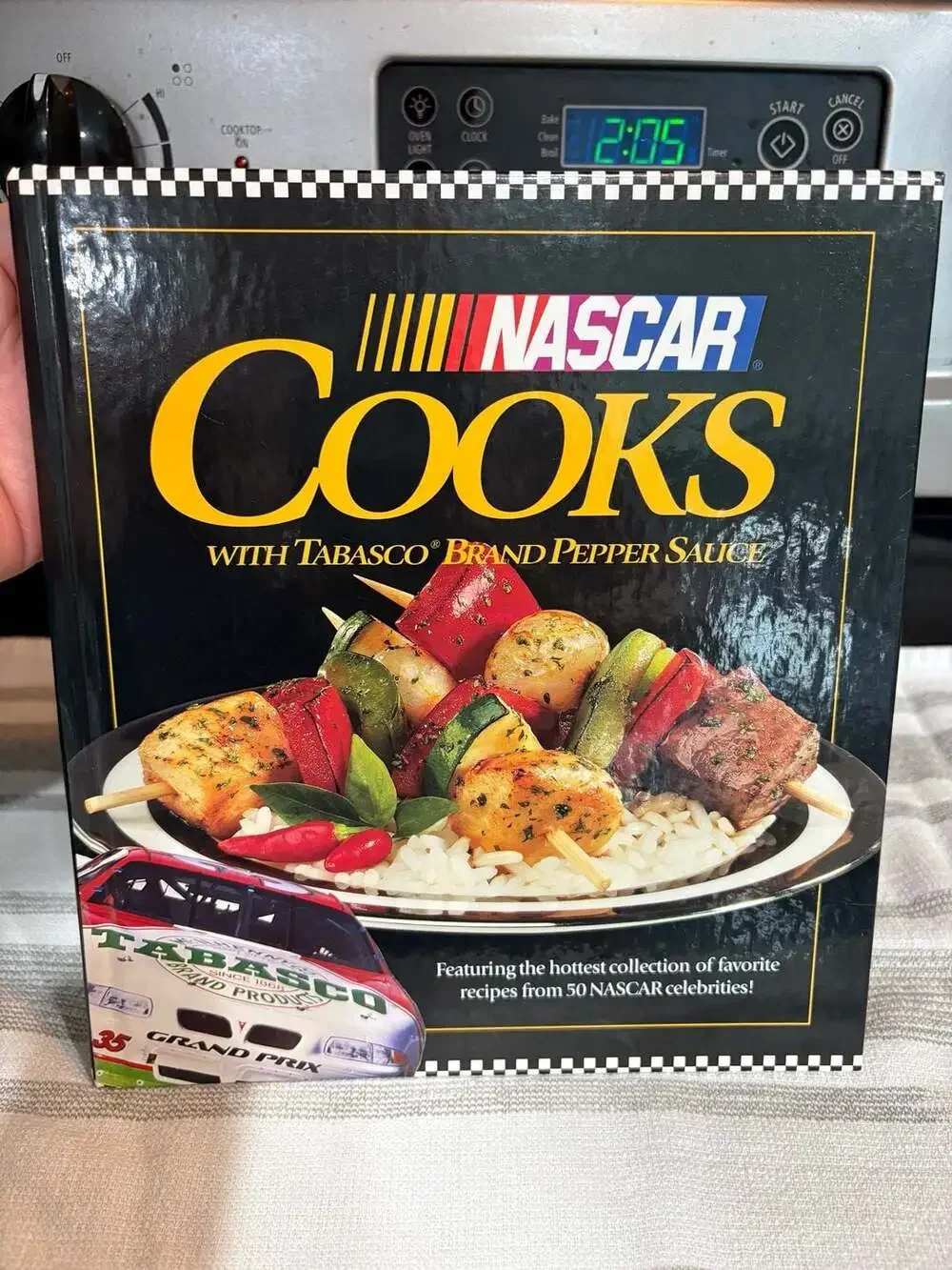 NASCAR Cooks with Tabasco Brand Pepper Sauce 1998 50th Anniversary Cookbook
